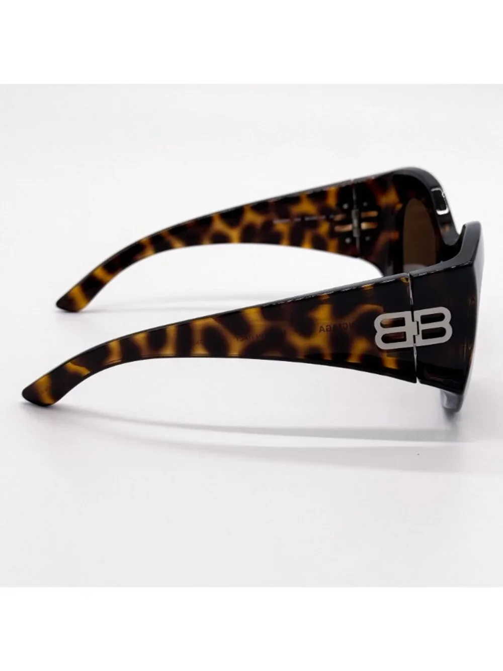 NEW BALENCIAGA BB0256S 002 SUNGLASSES BROWN BUTTERFLY WOMEN EYEWEAR BALENCIAGA - Picture 6 of 9